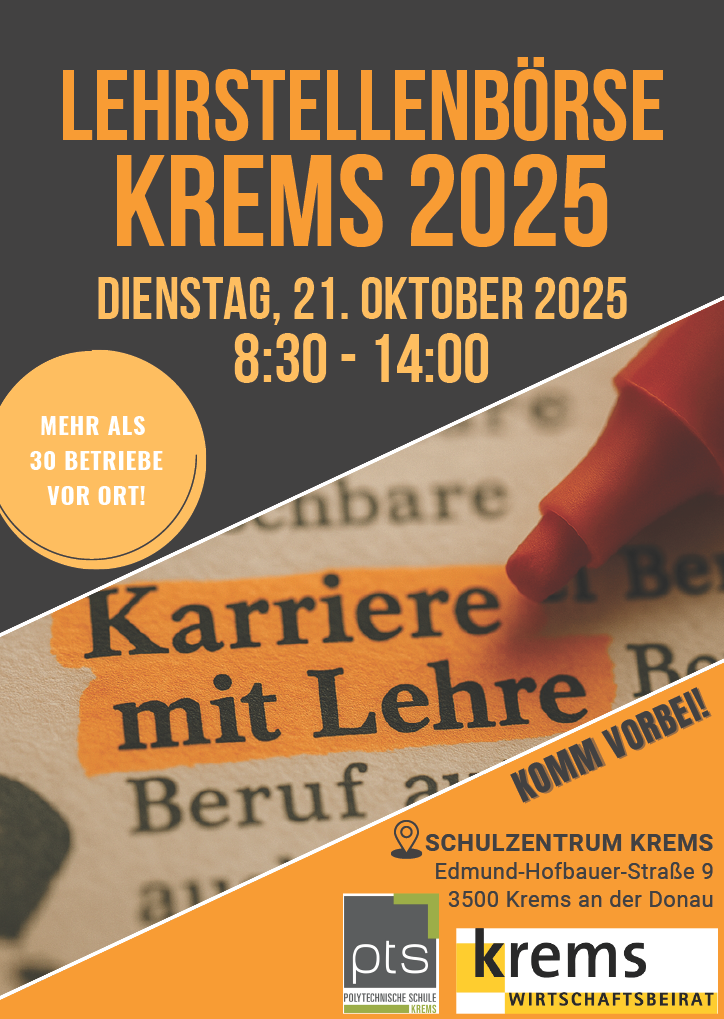 Inserat Lehrstellenbörse KWB 2025